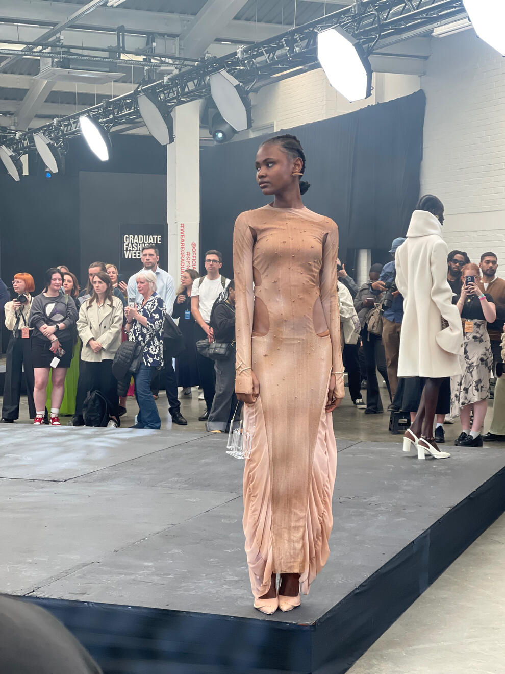 Power mesh dress